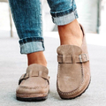 Charlotte | Lavhælede Spænde Loafers