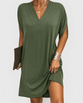 Millie | Casual V-Hals Mini Kjole