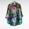 Amaya | Klassisk MultiColor Bluse med Blomster