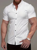 Ashton | Klassisk Muscle Button Shirt