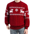 Julesweater herre med rensdyrmotiv