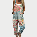 Adriana | Stilfuld Multi Floral Patch Jumpsuit