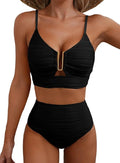 Adeline | Elegant Højtaljet Bikini Sæt