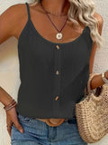 Kayla | Strap Button-Front Chic Bluse