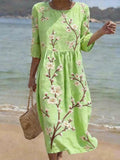 Caroline | Klassisk Midi Wrap Kjole