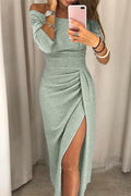 Zara | Elegant Moderne Off Shoulder Kjole