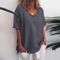 Lucia | Elegant V-Hals Flow Bluse