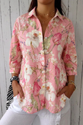 Nancy | Elegant Floral Bloom Bluse