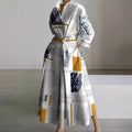 Wien | Elegant Front Wrap Krave Maxi Kjole
