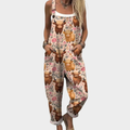 Jazmin | Behagelig Cow Print Jumpsuit