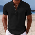 Lachlan | Sommer Button-Up Kortærmet Skjorte