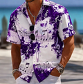 Rico | Abstrakt Splash Print Sommer Skjorte