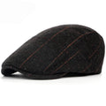 Edward | Heritage Pinstripe Stitch Flat Cap