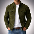 Freddie | Klassisk Pocket Suede Jakke