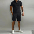 Caspher | Stilfuld Polo og Shorts To-dels Sæt