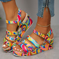 Vanessa | Stilfulde Platform Ankelrem Sandaler