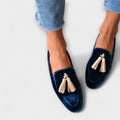 Quinnlyn | Vintage-inspirerede frynse loafers