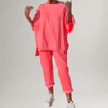Winona | Klassisk Oversized Bluse og Bukse Sæt