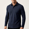 Callan | Casual Langærmet Poloshirt med Krave
