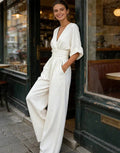 Genevieve | Elegant Bredbenet Jumpsuit